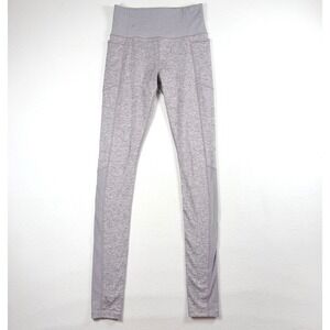 Athleta Exhale Heel Tight Leggings Grey Heather High‎ Rise Stirrup Womens Small